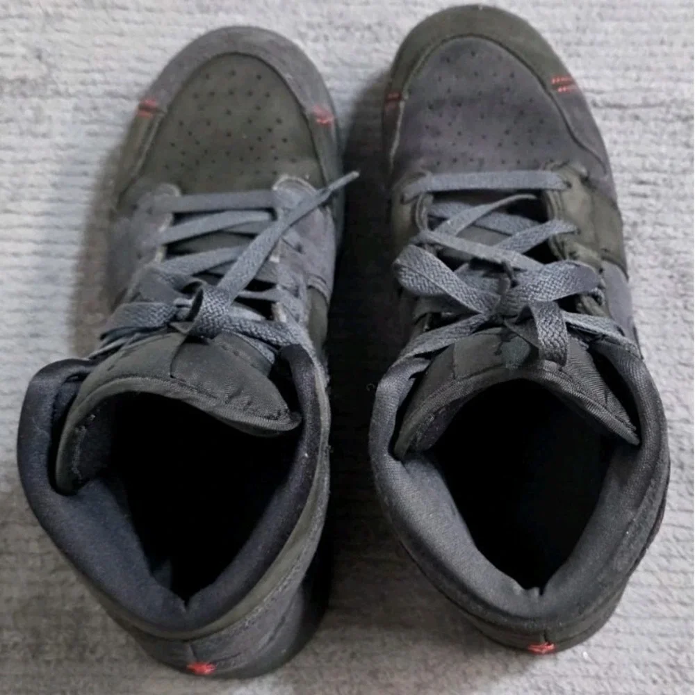 2023 Nike Air Jordan Retro 1 Mid SE Craft FQ7742-001 Youth Sz‎ 7Y Black Opposite